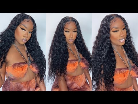 HD Lace Wear Go Glueless Wigs 5x5 Lace Human Hair Wigs With Bangs Straight Body Wave