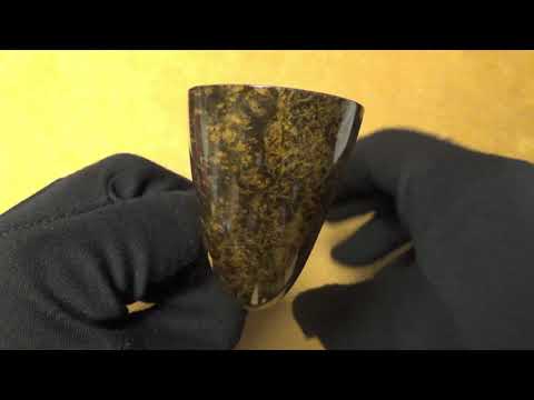 Pipa Fiamma di Re - 2 Corone ♕♕ con vera in argento - Horn (FR82)