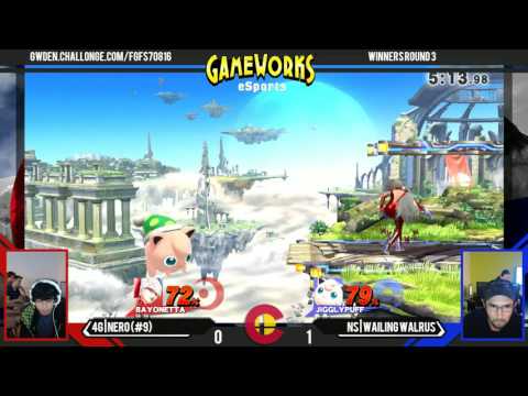 4G|Nero (Bayonetta) Vs. NS|Wailing Walrus (Jigglypuff) - WR3