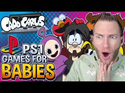 WHY IS IT SO EXPENSIVE??!! Reacting to The Horrifying World of PS1 Games for Babies by Caddicarus