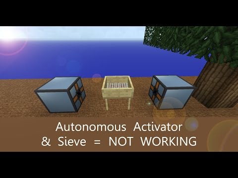 Sieve & Autonomous Activator Automatisation are not working? This will help