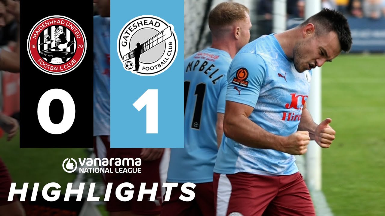 Heed take three points at York Road | Maidenhead United 0-1 Gateshead | HIGHLIGHTS