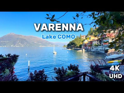 Varenna Walking Tour 4K 🇮🇹 | Explore Top Attractions & Hidden Gems in Varenna, Italy