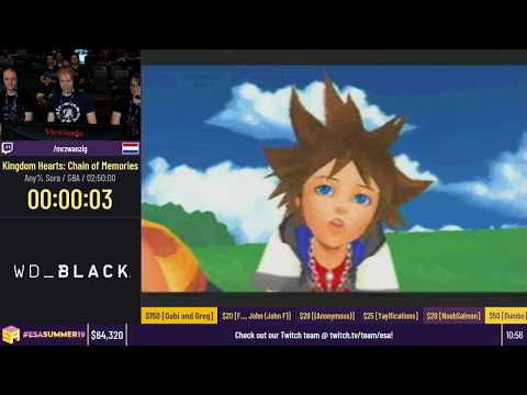Kingdom Hearts: Chain of Memories [Any% Sora] by Mrzwanzig - #ESASummer19