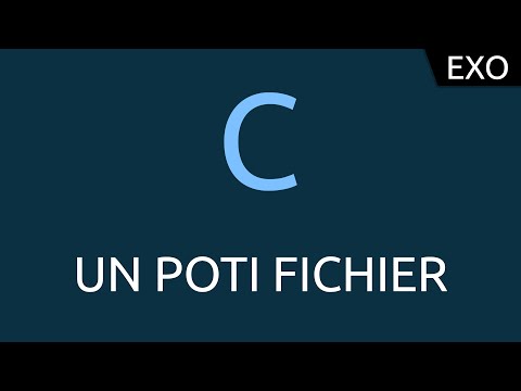 Exo C 10 un poti fichier