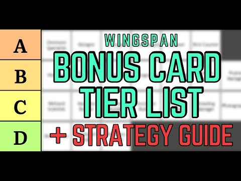 Wingspan Bonus Card Tier List and Strategy Guide