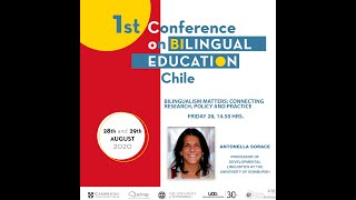 1st Conference on Bilingual Education 2020 - Antonella Sorace video