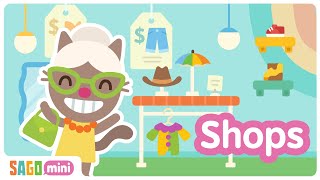 Sago Mini World: Shops | Play Along Video for Kids