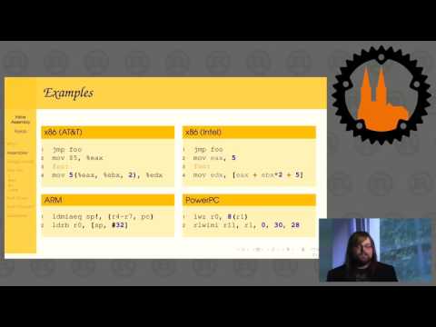 Rust Cologne, June:  Florian Zeitz - Inline Assembly