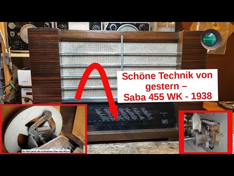 schöne Technik von Gestern -  Saba 455WK / 1939