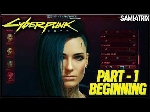 CYBERPUNK 2077 Walkthrough Gameplay Part 1 - BEGINNING (FULL GAME)
