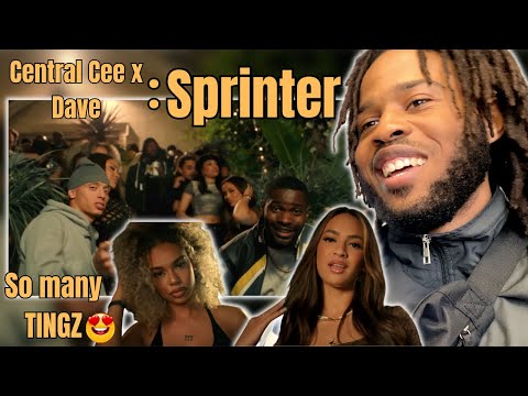 Central Cee x Dave - Sprinter [Music Video] REACTION