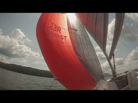 Fareast 23R Spinnaker sailing