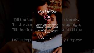 Happy PROPOSE DAY | PROPOSE DAY whatsapp status | PROPOSE DAY QUOTES #proposeday #valentinesday