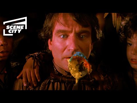 Hook: Imaginary Dinner and Food Fight Scene (Robin Williams)