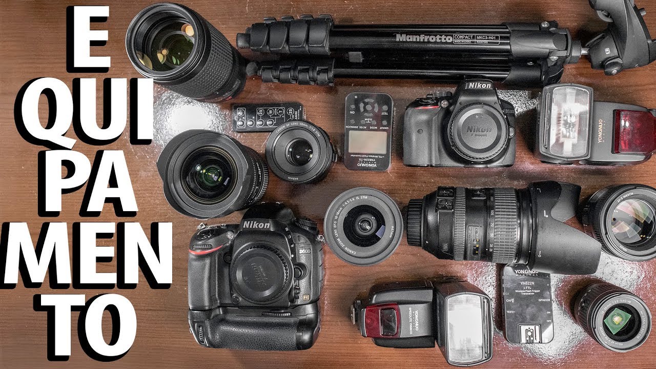 Equipamento para fotografia de arquitetura e Interiores