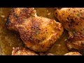 Crispy Garlic Chicken Thighs