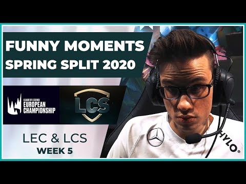 Funny Moments - LCS & LEC Week 5 - Spring Split 2020