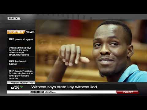 Meyiwa Murder Tria | Witness says state key witness lied