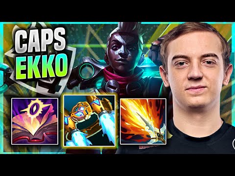 CAPS IS A MONSTER WITH EKKO! - G2 Caps Plays Ekko MID vs Viego! | Season 11