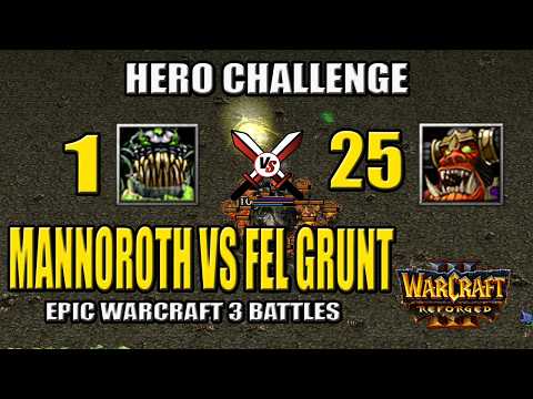 Können 25 Teufelsgrunts Mannoroth besiegen? - Warcraft 3