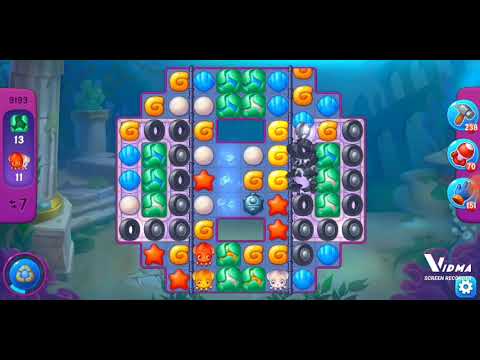 Fishdom. 9193 super hard level no boosters and diamonds. 14 moves