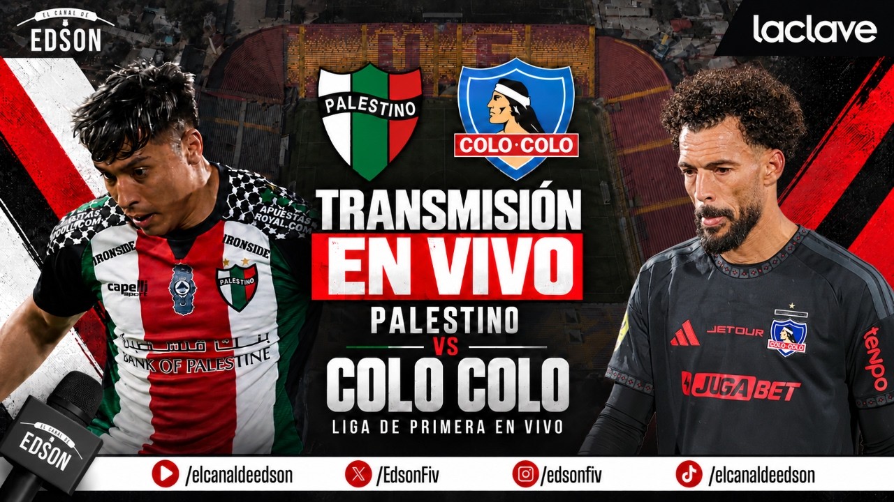 ⚪ ⚫ TRANSMISIÓN EN VIVO: PALESTINO VS COLO COLO | EN VIVO DESDE SANTA LAURA ⚪ ⚫