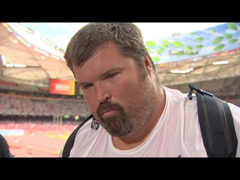 WHC 2015 Beijing - Christian Cantwell USA Shot Put Qualification