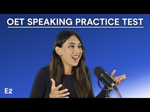 OET Speaking Practice Test - with Sample Role Play!