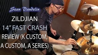 Video thumbnail for Zildjian 14 Inch Fast Crash Review and Comparison (A, A Custom, K Custom) by Drum Drum Drum
