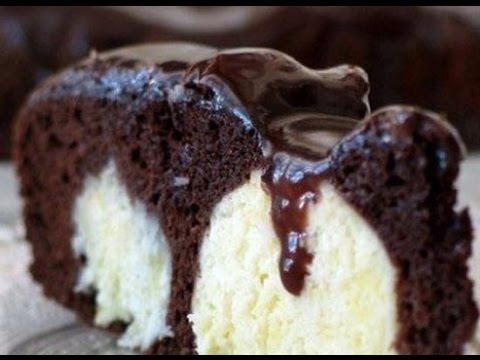 Пирог с творожными шариками