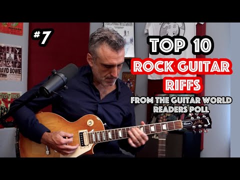 The top 10 guitar riffs of all time (based on the Guitar World readers poll)