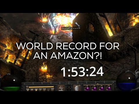 Uber World Record (For Amazons) W/ New Infinity Mancatcher 1 Min 53 Seconds D2 Resurrected PTR 2.4