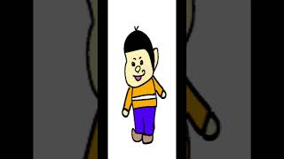 画伯が描く有名キャラクター達　＃short