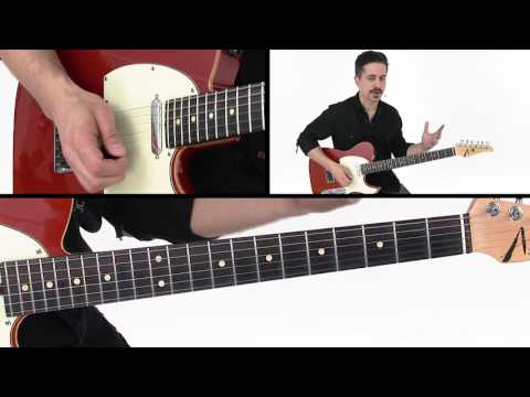 30 Modern Country Licks - #13 The Good Half - Guitar Lesson - Corey Congilio