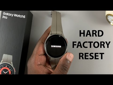 How To Hard Factory Reset Samsung Galaxy Watch 5 / Watch 5 Pro (Wipe Data)