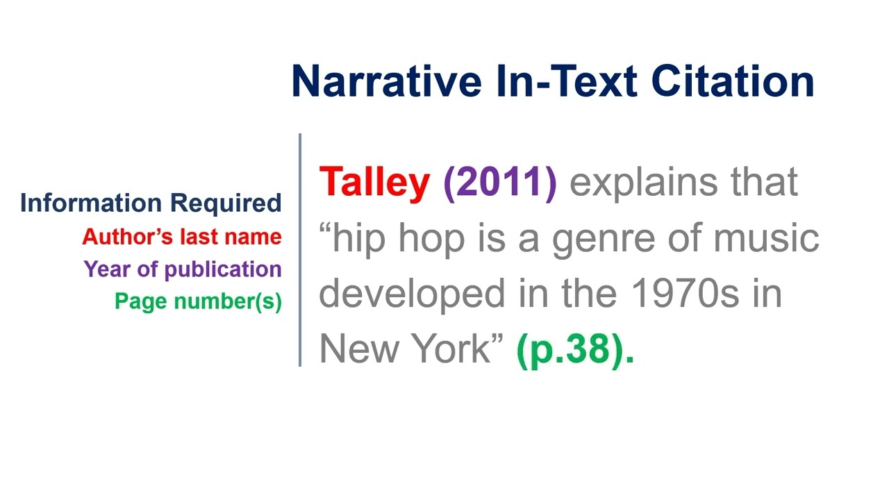APA in Minutes In Text Citations (Health Sciences)