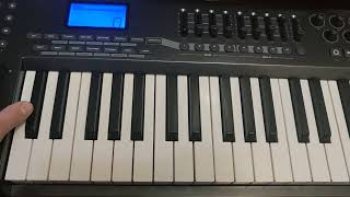 Video thumbnail for m audio axiom 49 demo test by Максим Котов