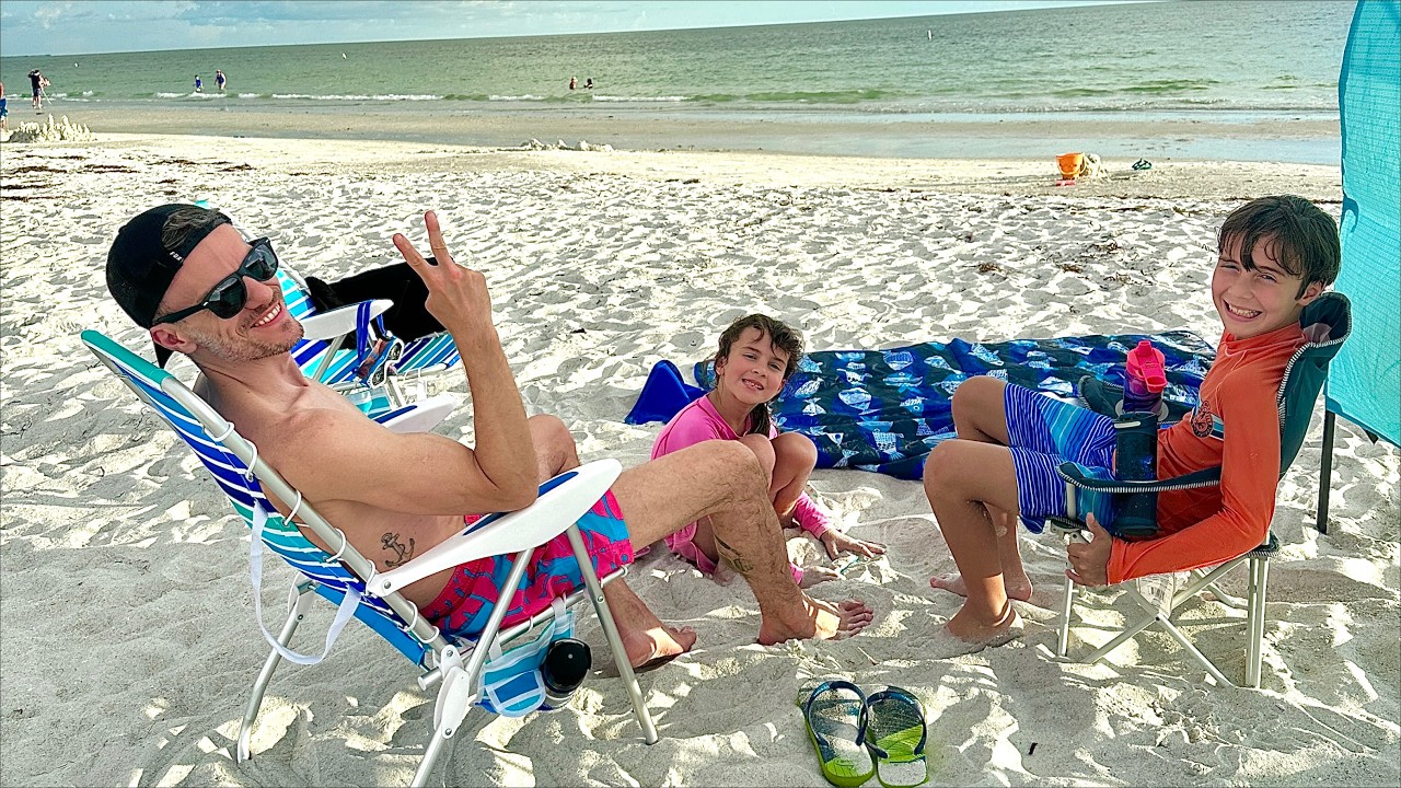 VIAGEM PARA PRAIA NA FLÓRIDA - Família Brancoala nos Estados Unidos