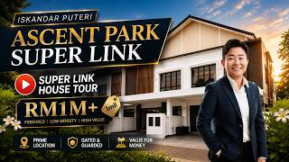 [New Johor Bahru Project] Ascent Park House Tour: Spacious 24' x 75' Double-Storey Terrace! Near ...
