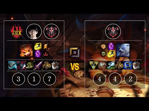 FPX GimGoon Gnar vs Volibear Top - KR Patch 10.13