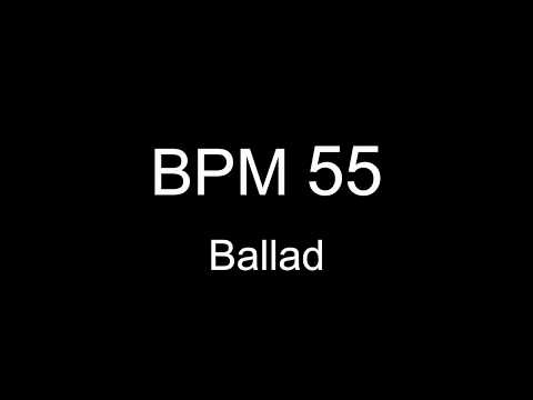 55Bpm Drum rhythm  - Pop Ballad Drum beat (ballad backing tracks)