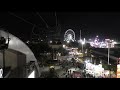 Skyride Attraction Nighttime Onboard POV Quick Look Orange County Fair Costa Mesa California