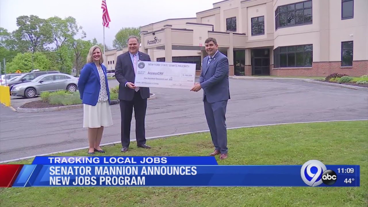 Senator Mannion announces new jobs program