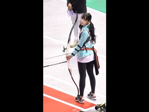 [4K] 170116 러블리즈(Lovelyz) 유지애 아육대 양궁 직캠 by Juliet