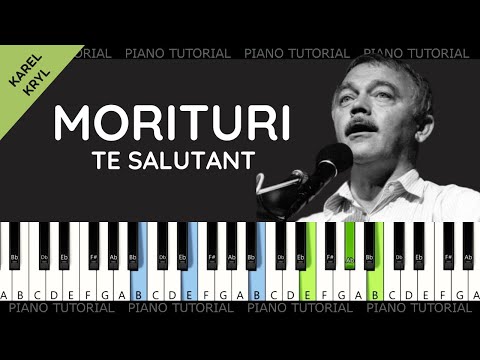 Karel Kryl - Morituri te salutant (piano tutorial | MIDI| akordy | noty | české písničky)