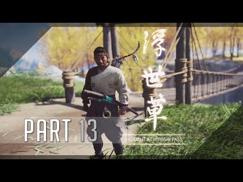 Ghost of Tsushima (Hard Difficulty) 100% No-Damage Walkthrough 13 (Incident At Hiyoshi Pass)
