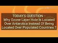 Why Ozone Hole Is Over Antarctica Narendran Tamil