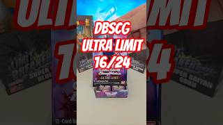 DBSCG Ultra limit #dragonball #dragonballsuper #dragonballtcg #animecommunity #packopening