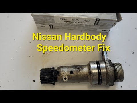 Nissan Hardbody D21 Speedometer Fix and New Needle Installation #hardbody